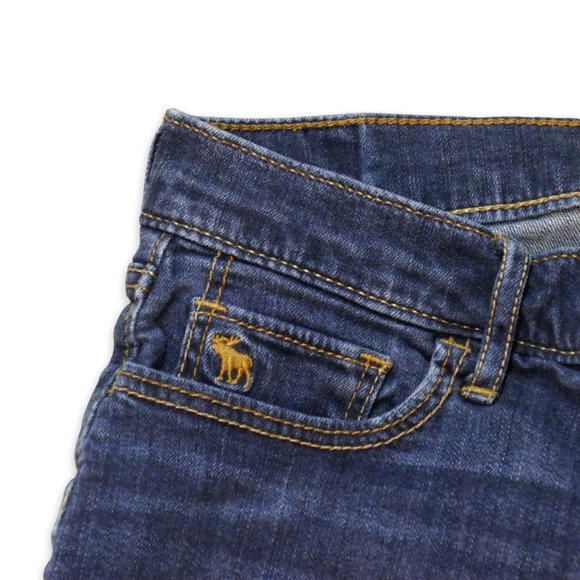 Abercrombie Kids Girls Denim Jean Shorts Roll Cuff Size 14 - Picture 5 of 7